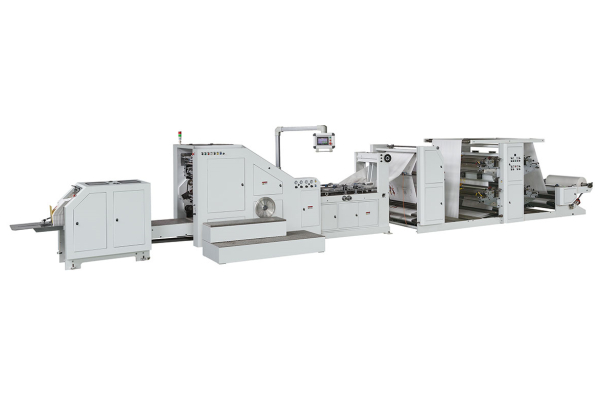 LSB-330L+LST-41100 卷筒紙方底柔版印刷紙袋機